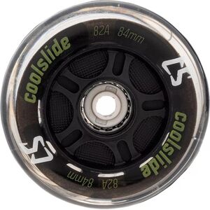 Kółka do rolek łyżworolek Coolslide świecące LED Wheel 84mm czarne 4 sztuki