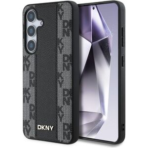 Etui DKNY Leather Checkered Pattern      MagSafe do Samsung Galaxy S25 czarny