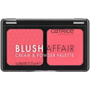 Catrice Blush Affair Cream & Powder Palette Paleta Róży W Kremie I Pudrze 6g stunning strawberry (010)