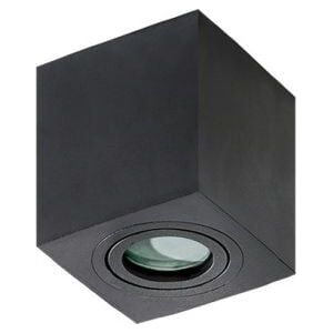 Lampa sufitowa Azzardo Oprawa sufitowa kwadratowa czarna AZzardo BRANT SQUARE IP44 AZ2878