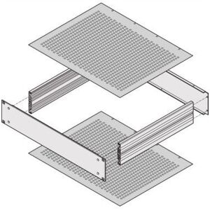 SCHROFF MultipacPRO Płyta osłonowa, perforowana, głębokość 280 mm