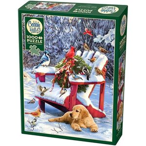 Puzzle 1000 Ciepły zimowy dzień G3 EDUKAMP
