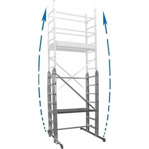 Krause Rusztowanie aluminiowe przegubowe Krause CORDA - 4,85m