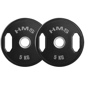 TOG05  2 x 5 KG  TALERZ OLIMPIJSKI OGUMOWANY 2 x 5 KG HMS