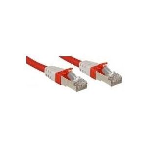 Lindy Patchcord SSTP, Cat6A, LSOH, 2m, czerwony (45386)
