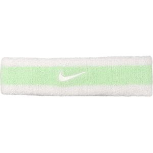 Opaska na głowę Nike Swoosh biało-zielona N0001544117OS