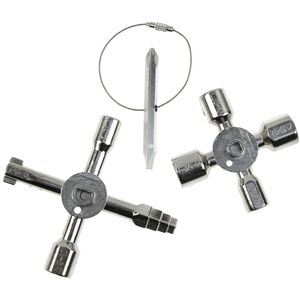 Uniwersalny klucz do szafek technicznych 10w1 (100)