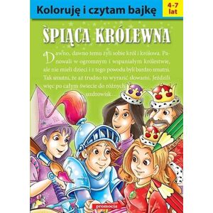 Koloruję i czytam bajkę - Śpiąca królewna EDUKAMP