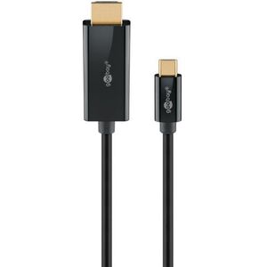 Goobay USB-C to HDMI Cable 4K at 60 Hz, 1 m | 75696