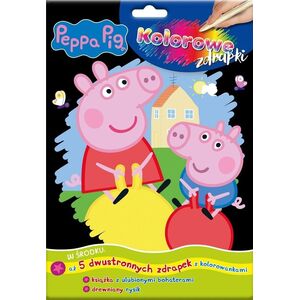 Świnka Peppa Kolorowe zdrapki cz.1