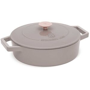 Μαντεμένια Κατσαρόλα 26cm Επίπεδη Berlinger Haus Bh-6527 Taupe Lumarko!