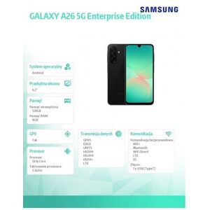 Έξυπνο τηλέφωνο GALAXY A26 5G 6/128 GB μαύρο Enterprise Edition