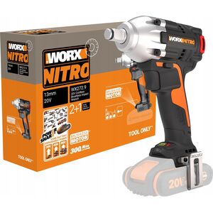 Klucz udarowy Worx Bezszczotkowy Klucz udarowy WORX WX272.9 20V 300Nm