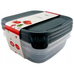 Σετ τετράγωνων δοχείων POLY3 x 0,7 lt