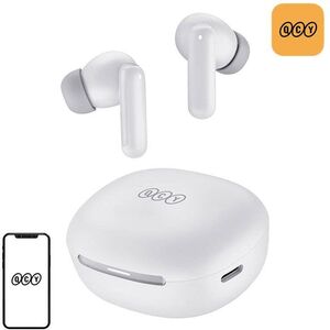 Ασύρματα ακουστικά TWS QCY MeloBuds HT16 Bluetooth 5.4 HFP, A2DP, AVRCP IPX4 (λευκά)