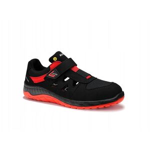 Elten Παπούτσια ELTEN Lonny Red Easy ESD S1P, μαύρα/κόκκινα 48 10369246 4030839348017