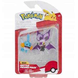 POKEMON BATTLE FIGURE NOIBAT AND MUDKIP