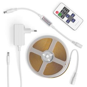 Σετ ταινίας LED AVIDE, IP20, 33W, 3000K, 1579 lm, COB, 24V, με τηλεχειριστήριο, 5m
