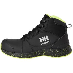 Παπούτσια HELLY HANSEN Barcode MXR Mid S3S, μαύρο/κίτρινο 43