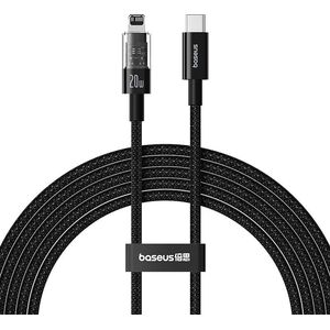 Καλώδιο Baseus Gem USP C-IP 20W 2m (μαύρο)