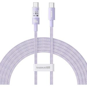 Καλώδιο Baseus Gem Τύπου C-Typc C 100W 2m (μωβ)