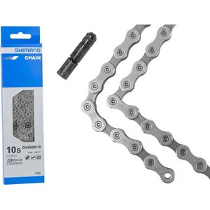 Shimano Łańcuch Shimano CN-E6090 138 Ogniw 10-rzędowy do E-bike, Sil-Tec uniwersalny