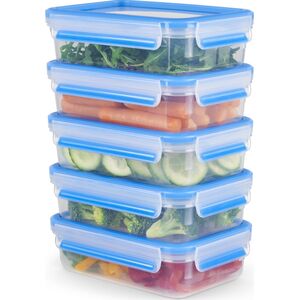 Tefal Tefal MasterSeal MealPrep laikymo dėžutės rinkinys, 5 x 0,8 L