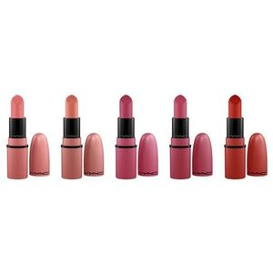 MAC Μίνι Σετ Κραγιόν MAC: Amplified, Matte, Cream Lipstick, You Can't Chili With Us, 1.8 g *Μινιατούρα + Amplified, Matte, Cream Lipstick, Double Date, 1.8 g *Μινιατούρα + Amplified, Matte, Cream Lipstick, Velvet Teddy, 1.8 g *Μινιατούρα + Amplified, M