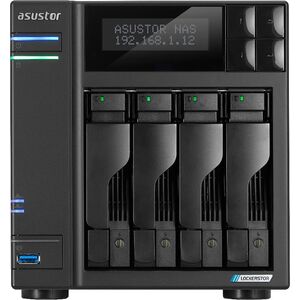 Serwer plików Asustor Asustor LOCKERSTOR 4 Gen2 (AS6704T) NAS Komputer stacjonarny Przewodowa sieć LAN Czarny N5105