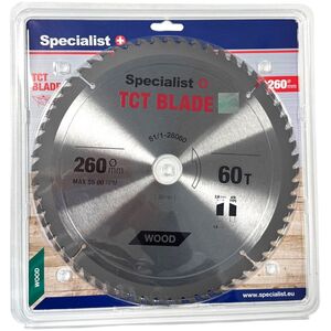 Δίσκος κοπής SPECIALIST+, 260x60Tx30 mm