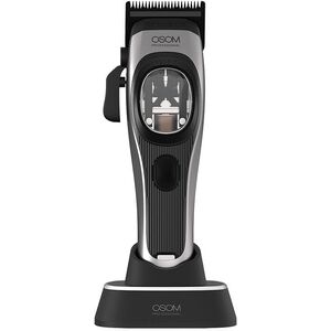 Επαγγελματική κουρευτική μηχανή OSOM Professional PRIME Cordless Hair Clipper OSOMP01GR, γκρι χρώματος