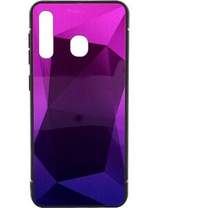 Θήκη Σιλικόνης Mocco Stone Ombre Back Case με διαβάθμιση χρώματος για Apple iPhone X / XS Μωβ - Μπλε