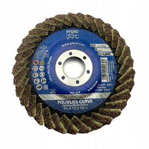 Δίσκος λείανσης τσόχας PFERD Curve PVL-R 125 A 100 G