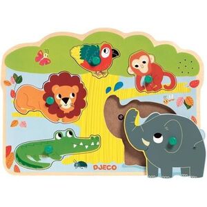 Djeco Układanka z dźwiękiem - ZOO - 143595