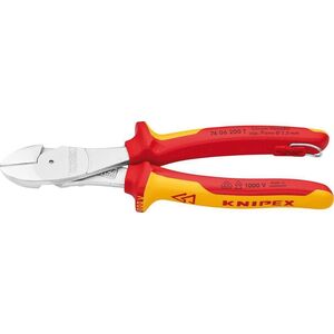 Knipex Szczypce tnące boczne VDE o zwiększonym przełożeniu TT 200mm