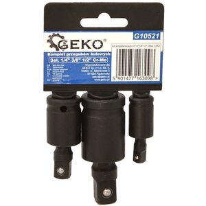 Σετ σφαιρικών αρθρώσεων 3τμχ. 1/4" 3/8" 1/2" CR-Mo (60)
