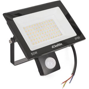 Προβολέας LED 50W με αισθητήρα κίνησης – θερμό λευκό 2700K (20)