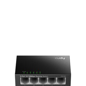 Cudy FS105 μη διαχειριζόμενος Fast Ethernet (10/100) Μαύρο