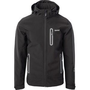 Męska kurtka przejściowa softshell membrana 10000mm Nikos II czarna rozmiar S