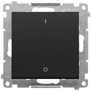 Kontakt-Simon Łącznik dwubiegunowy Kontakt-Simon 55 TW2.01/149 moduł 10 AX, 250V~, szybkozłącza czarny mat