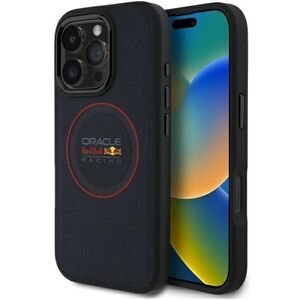 Red Bull RBHMP16X24PUILVR iPhone 16 Pro  Max 6.9" hardcase granatowy/navy Leather Red Ring MagSafe