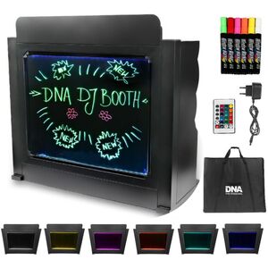 DJ BOOTH με φωτιζόμενο πίνακα DNA DJ BOOTH BK