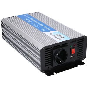 Extralink Opim-1500W | Przetwornica Napięcia | Samochodowa 12V, 1500W Modyfikowany Sinus