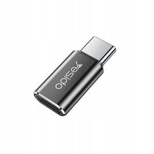 yesido Αντάπτορας OTG GS22 Type-C-Lightning ΜΑΥΡΟ
