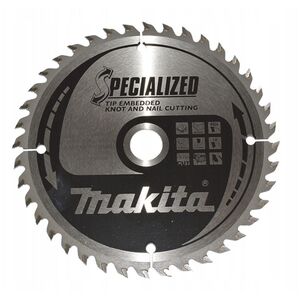 Πριόνι Δίσκου MAKITA 165x20x40z ΕΙΔΙΚΟ ΓΙΑ ΞΥΛΟ (ΜΕ ΚΑΡΦΙΑ ΚΑΙ ΡΟΖΟΥΣ)