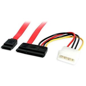 StarTech SATA18POW καλώδιο SATA 0,457 m SATA 7-pin + Molex (4-pin) Κόκκινο