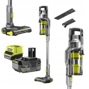 Σκούπα - ηλεκτρική σκούπα RYOBI RSVS18BL-1C40G, με μπαταρία 4.0 Ah
