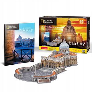 CUBIC FUN PUZZLE 3D NATIONAL GEOGRAPHIC ΒΑΣΙΛΙΚΗ ΤΟΥ ΑΓΙΟΥ ΠΕΤΡΟΥ