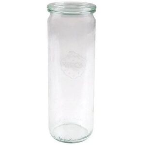 Κυλινδρικό βάζο 600 ml με καπάκι - συσκ. 6 τεμ