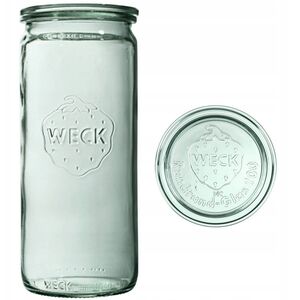 Κυλινδρικό βάζο 1590 ml με καπάκι - συσκ. 6 τεμ